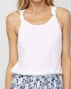 Sundays Greer Tank In Navy In White