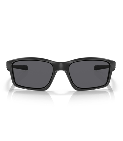 Oakley Adult Chainlink Sunglasses In Grey Polarized Lenses/matte Black Frame