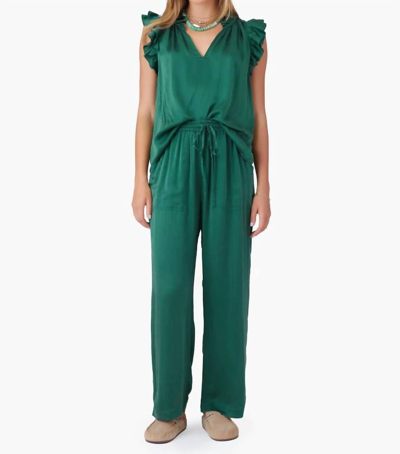 Xirena Luca Pant In Mint Garnet In Multi