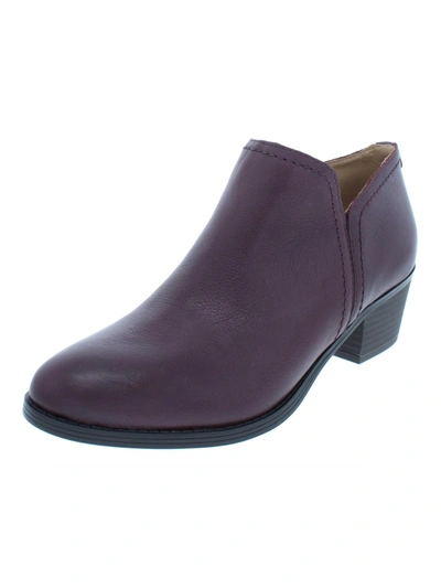 Naturalizer Zarie Womens Ankle Booties In Purple