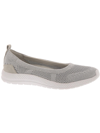 Easy Spirit Glitz 2 Womens Knit Slip On Walking Shoes In Silver