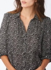 Sundays Estelle Top In Black Bloom In Silver
