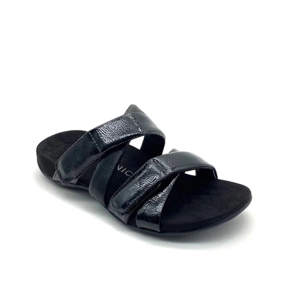 Vionic Hadlie Sandals - Medium In Black Leather