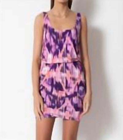 Tart Collections Quinn Dress In Diamond Ikat In Pink