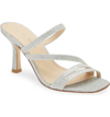 PELLE MODA OSTIN HEEL IN SILVER