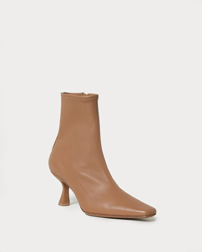 Loeffler Randall Thandy Curved Heel Boot In Safari In Multi