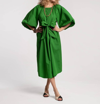 FRANCES VALENTINE Bliss Midi Dress In Green