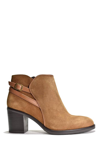 Cordani Beverly Bootie In Clove Suede In Brown