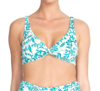 Johnny Was Ellyo Twist Bikini Top In Blue Multi