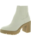 DOLCE VITA CASTER WOMENS ANKLE ROUND TOE CHELSEA BOOTS