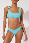 Solid & Striped Elle Ring Swim Bottom In Greek Blue In Multi
