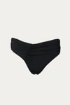 Beth Richards High Waist Bottom In Black Mesh In Black