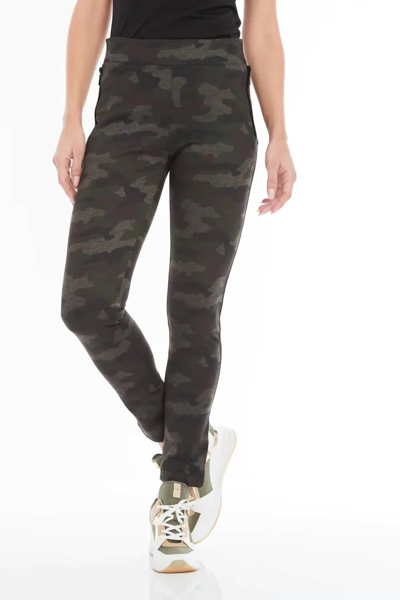 Anatomie Shamira Pull-on Pants In Camo In Green