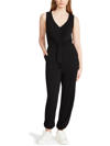 Steve Madden Pattie Tie Waist Jumpsuit In Black