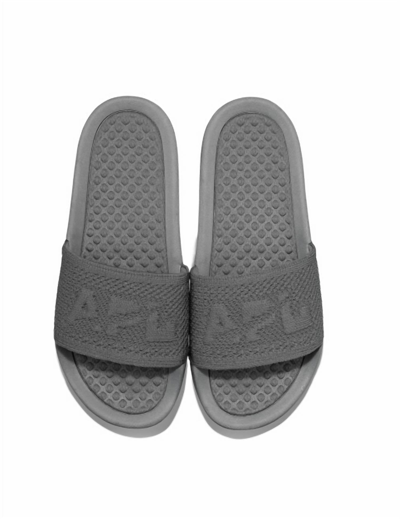 Apl Athletic Propulsion Labs Men's Big Logo Techloom Slide In Cosmic Grey