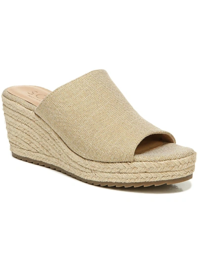 Soul Naturalizer Oodles Womens Padded Insole Canvas Espadrilles In Beige
