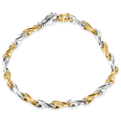 Pompeii3 Men's Link 14k Gold (19gram) Or Platinum (32gram) 4.5mm Bracelet 8.5"