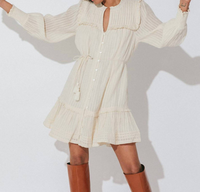 Cleobella Celene Mini Dress In Ivory In Multi