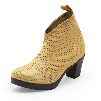 Charleston Shoe Co. Torino Boot In Tan In Gold