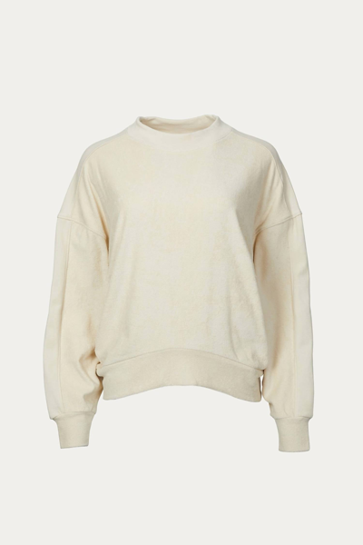 Varley Lyle Sweatshirt In Sandshell In Beige