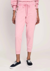 Derek Lam 10 Crosby Button-detailed French Cotton-terry Track Pants In Pink