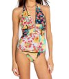 Johnny Was Japer Plunge One Piece Swimsuit In Multi