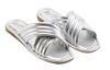 SEYCHELLES WORD FOR WORD SANDALS IN SILVER