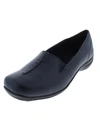 Easy Street Purpose Womens Faux Leather Square Toe Loafers In Blue