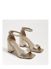 Sam Edelman Daniella Block Heel Sandal In Silver