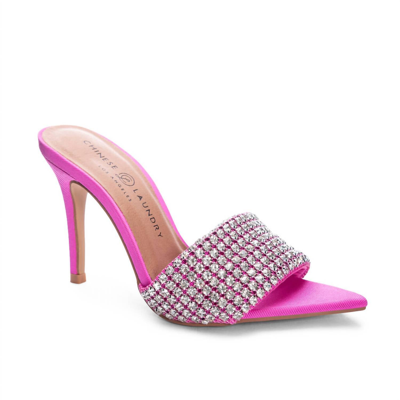 Chinese Laundry Jeepers Stiletto Heel In Hot Pink