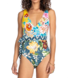 JOHNNY WAS NESSA TIE FRONT ONE PIECE IN MULTI