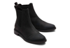 Toms Charlie Boot Womens Leather Pull On Ankle Boots In Black