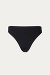 Beth Richards High Waist Bottom In Black Mesh In Black