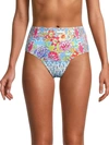 Johnny Was Pearce High Waist Bikini Bottom In Multi