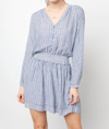 Rails Jasmine Linen Dress In Tibet Stripe In Blue