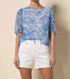 TART COLLECTIONS PAIGE BLOUSE IN FLORAL WASH