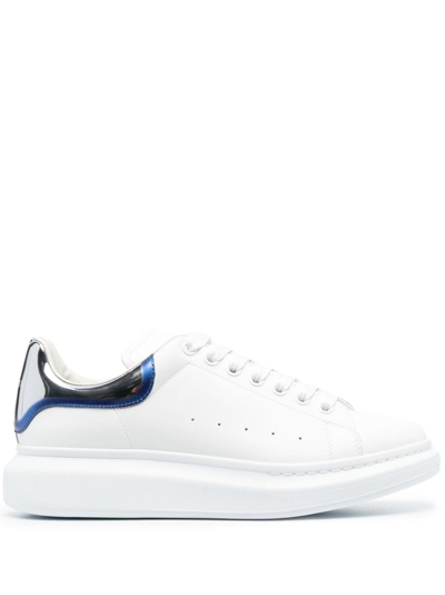 Alexander Mcqueen Oversized Sneaker In White/silver