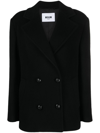 MSGM DOUBLE-BREASTED BUTTONED BLAZER