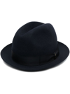 Borsalino Soft Brim Fedora Hat In Blue