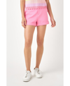 English Factory Stretch Cotton Suiting Shorts In Pink