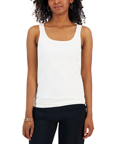 INC INTERNATIONAL CONCEPTS WOMEN'S SEAMLESS LAYERING TANK TOP, CREATED FOR MACY'S