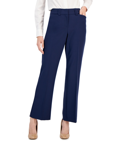 Inc International Concepts Women's Curvy Bootcut Pants, Regular, Long & Short Lengths, Created For Macy's In Indigo Sea