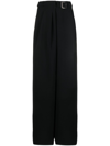 ALBERTA FERRETTI WIDE-LEG BELTED TROUSERS