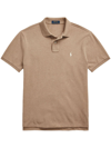 Polo Ralph Lauren Polo Pony Cotton Polo Shirt In Classic Camel Heather