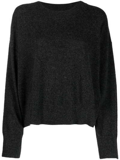 P.a.r.o.s.h Round-neck Cashmere Jumper In Grey