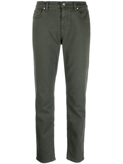 P.a.r.o.s.h High-waisted Tapered-leg Trousers In Green