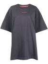 Monochrome Logo-print Cotton T-shirt In Grey