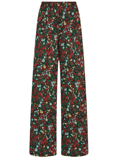 Rosetta Getty Floral-print Elasticated-waist Trousers In Multicolour