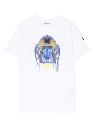 Marcelo Burlon County Of Milan Kids' Gorilla-print Cotton T-shirt In White