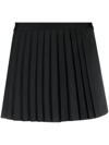 Maje Straight-fit Pleated Shorts In Black